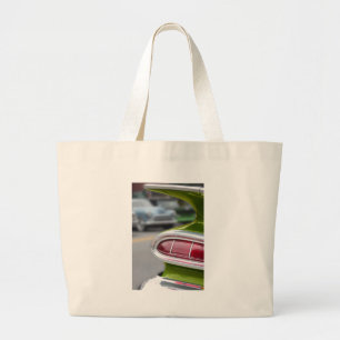 Lime Green Fin Large Tote Bag