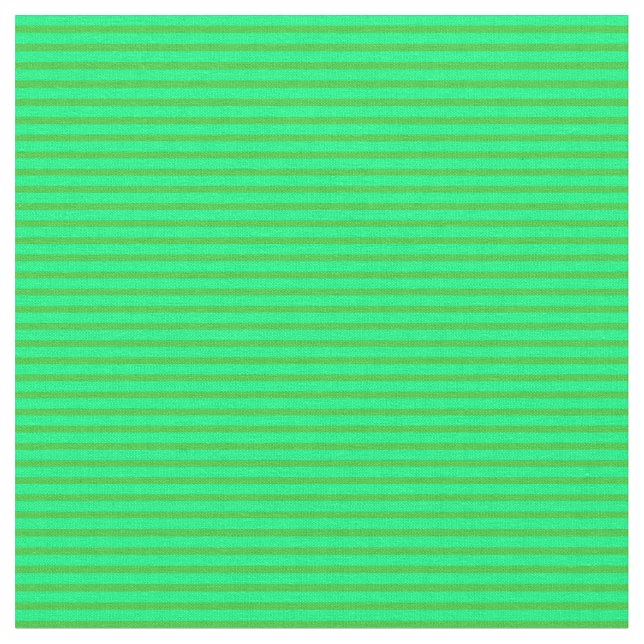 Lime Green & Green Coloured Stripes Fabric (Close Up)