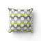 Lime Green Grey White Modern Polka Dot Pattern