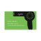 Lime Green Hair Stylist Appointment Biz Card