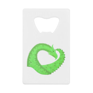 Lime green heart dragon on white