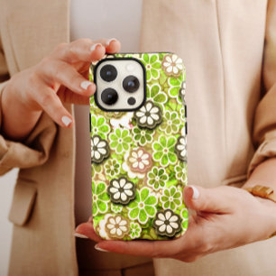 Lime Green Hippie iPhone   60s Hippie iPhone 13 Pro Max Case