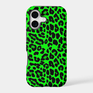 Lime green Leopard Print Punk Goth