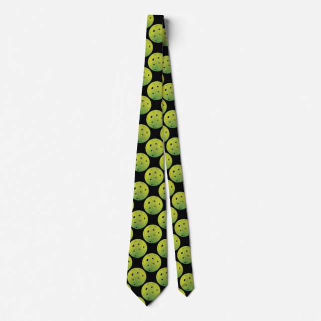 Lime green pickleball  tie (Front)