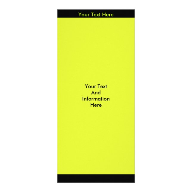 Lime Green Rack Card (Front)