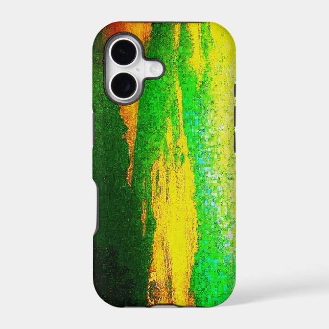 Lime Green River iPhone 5 Case (Back)