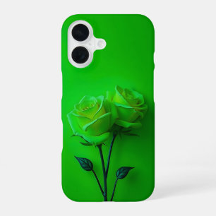 Lime Green Roses Duo iPhone Case