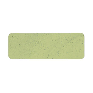Lime Green Sand Return Address Label