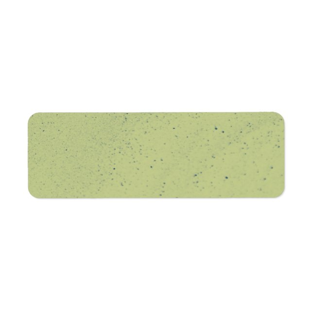 Lime Green Sand Return Address Label (Front)