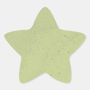 Lime Green Sand Star Sticker