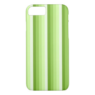 Lime green shadow stripes iPhone 8/7 case