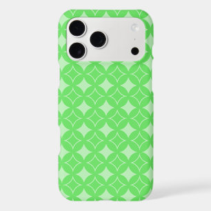 Lime green shippo pattern