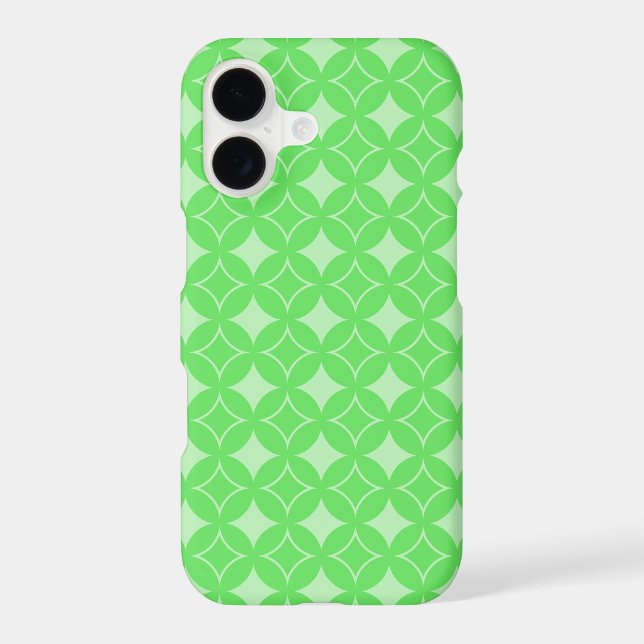 Lime green shippo pattern (Back)