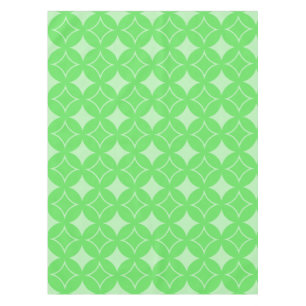 Lime green shippo pattern tablecloth