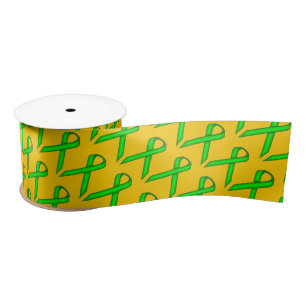 Lime Green Standard Ribbon by Kenneth Yoncich Satin Ribbon
