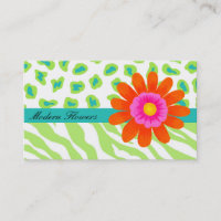 Lime Green, & Turquoise Teal Zebra & Cheetah