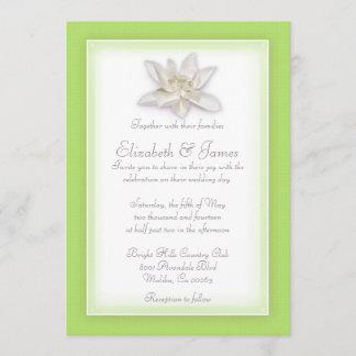 Lime Green Wedding Invitations
