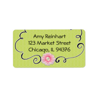 Lime Green with Daisy Label