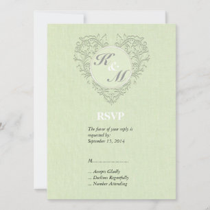 Lime HeartyChic Invitation