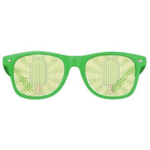 Lime Ice Cream Stick Retro Sunglasses