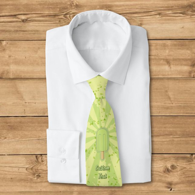 Lime Ice Cream Stick Tie (Creator Uploaded)