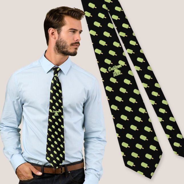 Lime Ice Cream Stick Tie (Creator Uploaded)