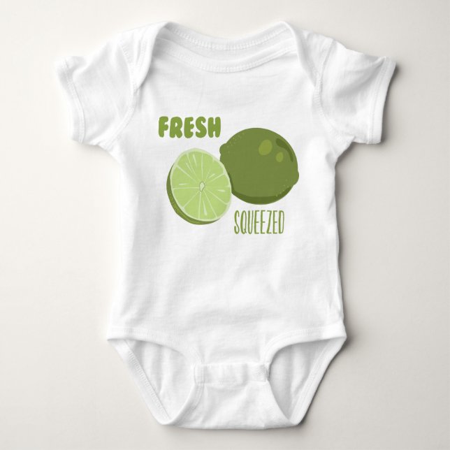 Lime Juice Baby Bodysuit (Front)