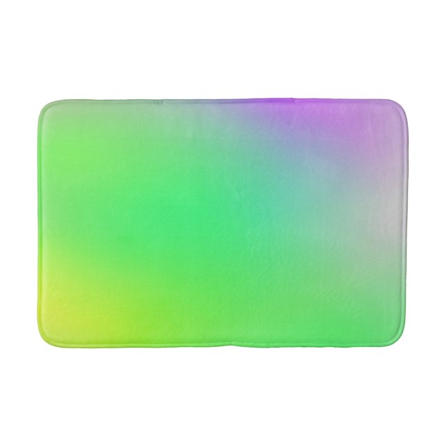 Lime Juice Gradient Bath Mat (Front)