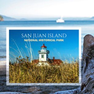 Lime Kiln Light, San Juan Island, Washington Postcard
