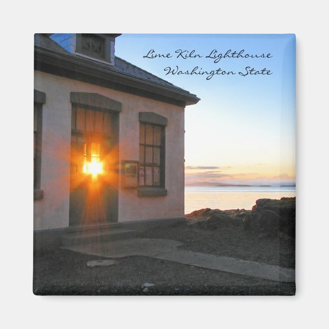 Lime Kiln Lighthouse Magnet (Front)