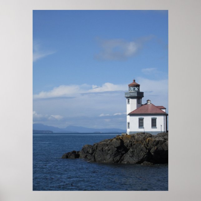 Lime Kiln Lighthouse Poster (Front)