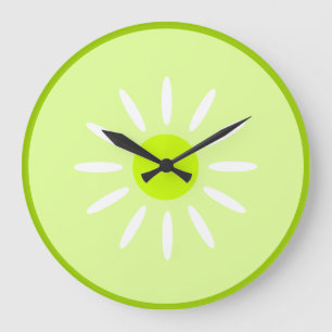 Lime Large Clock