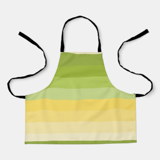 lime lemon gradient block colour apron