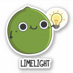 Lime-light Funny Fruit Lime Pun 
