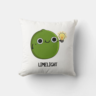Lime-light Funny Fruit Lime Pun Cushion
