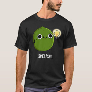 Lime-light Funny Fruit Lime Pun Dark BG T-Shirt