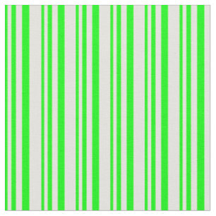 Lime & Light Yellow Coloured Lined/Striped Pattern Fabric