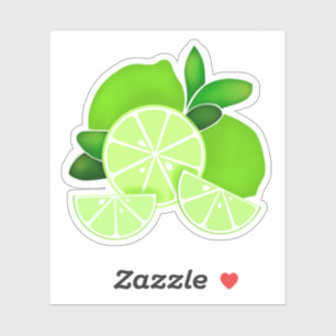 Lime    lime slices   sunny citrus pattern   