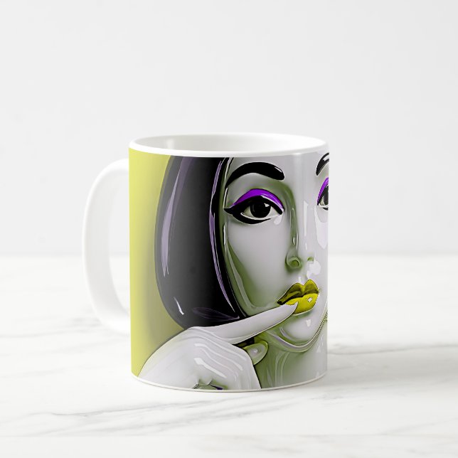 Lime Luxe Muse Coffee Mug (Front Left)