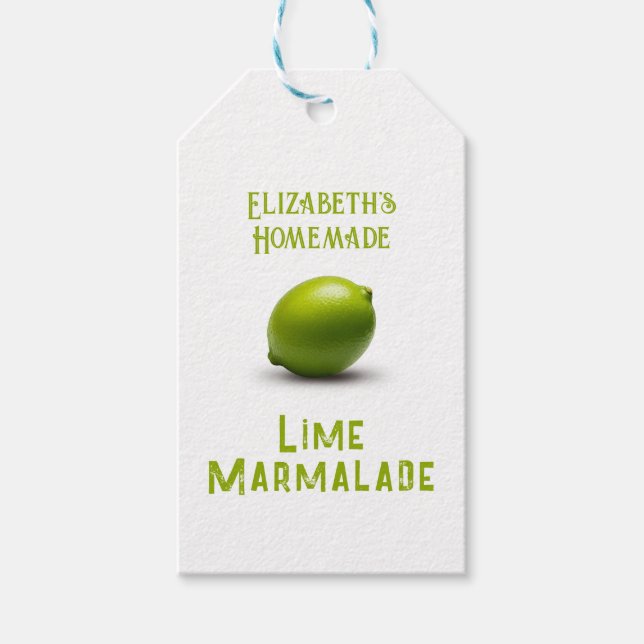 Lime Marmalade Gift Tags (Front)