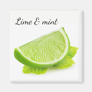 Lime & mint magnet