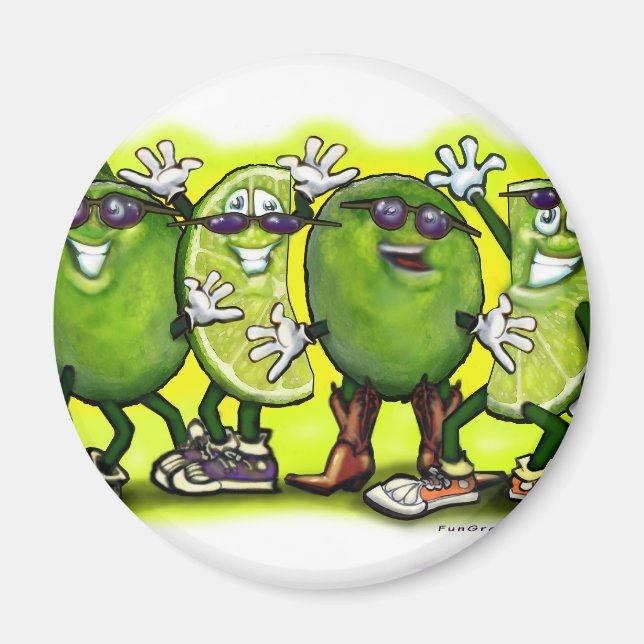Lime Party Magnet (Front)