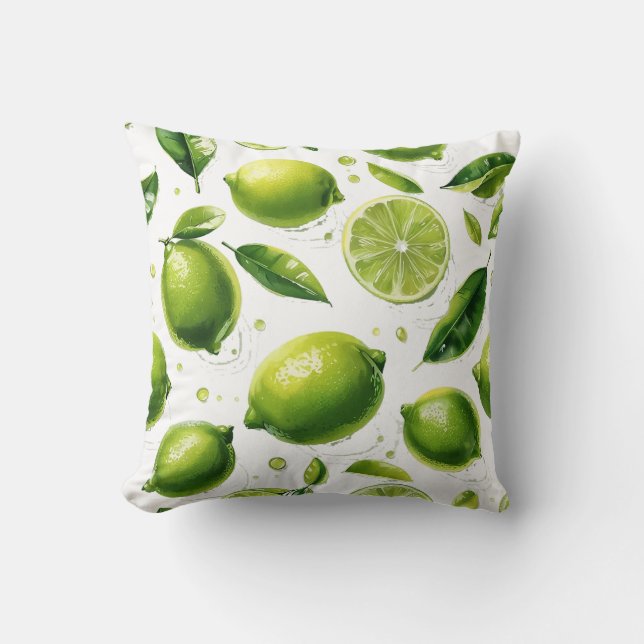 Lime Pattern Cushion (Front)