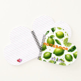 Lime Pattern Notebook