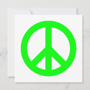 Lime Peace Symbol