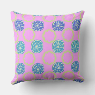 Lime Pillow Lime Pattern Fruit Citrus Decor