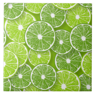 Lime pop ceramic tile