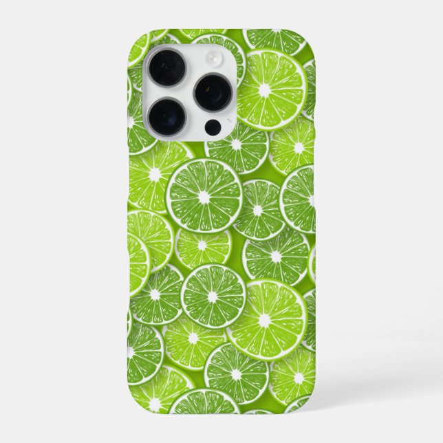 Lime pop iPhone case (Back)