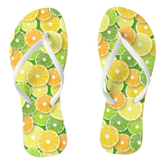 Lime pop thongs (Footbed)