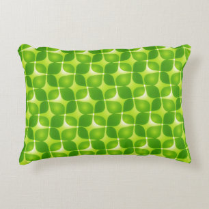 Lime Raspberry Reversible Retro Accent Pillow